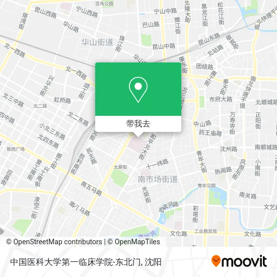 中国医科大学第一临床学院-东北门地图