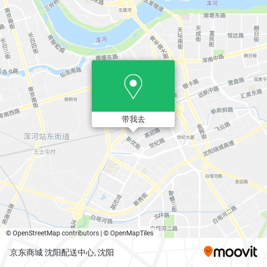 京东商城 沈阳配送中心地图
