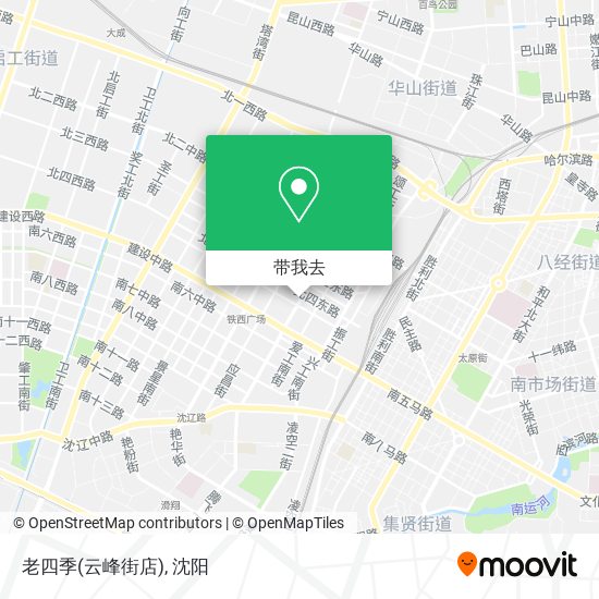 老四季(云峰街店)地图