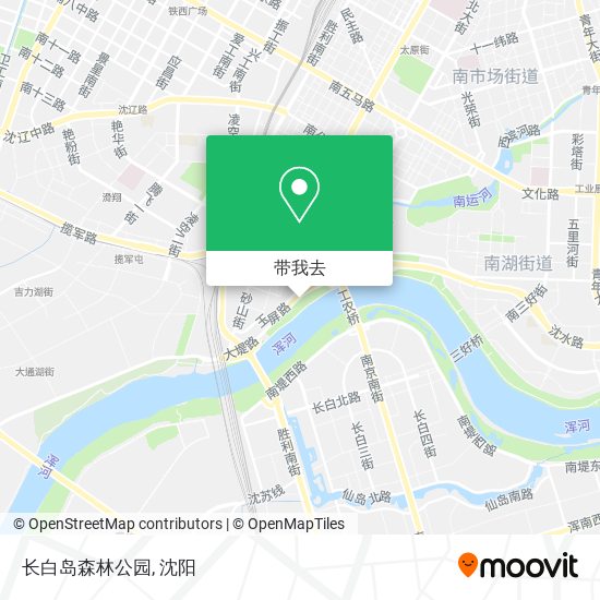长白岛森林公园地图