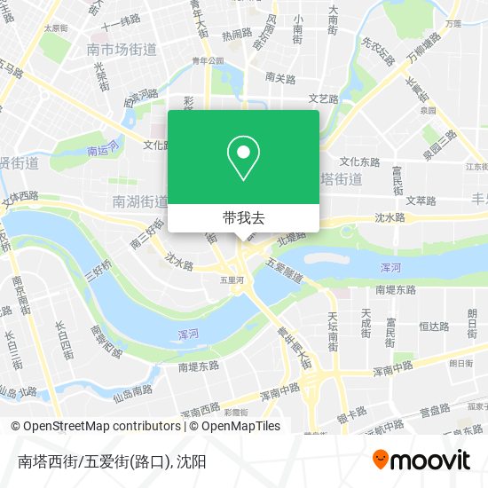 南塔西街/五爱街(路口)地图