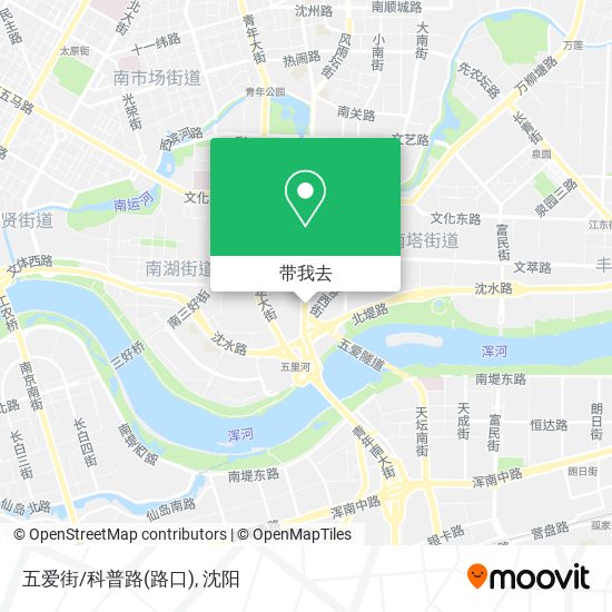 五爱街/科普路(路口)地图