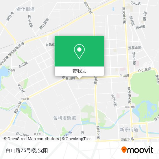 白山路75号楼地图