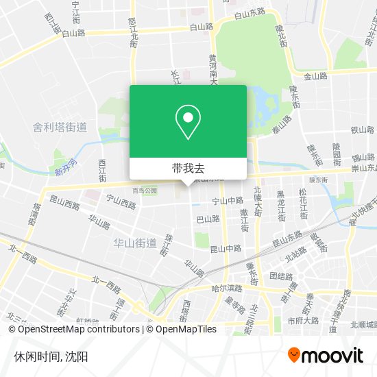 休闲时间地图