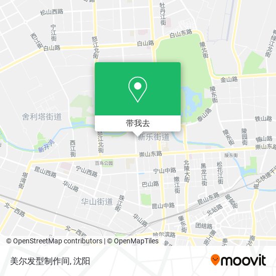 美尔发型制作间地图