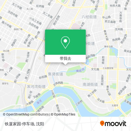 铁厦家园-停车场地图