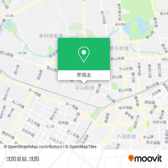 沈阳皇姑地图