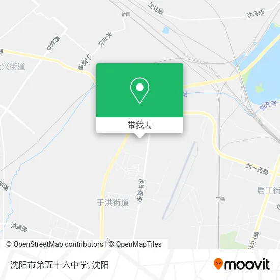 沈阳市第五十六中学地图