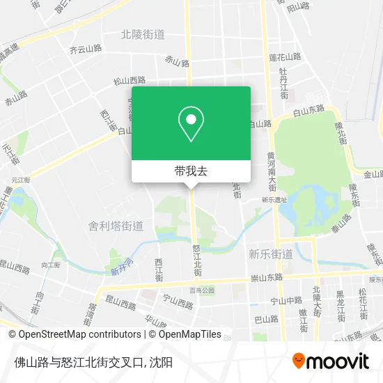 佛山路与怒江北街交叉口地图