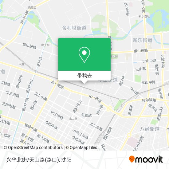 兴华北街/天山路(路口)地图
