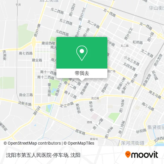 沈阳市第五人民医院-停车场地图