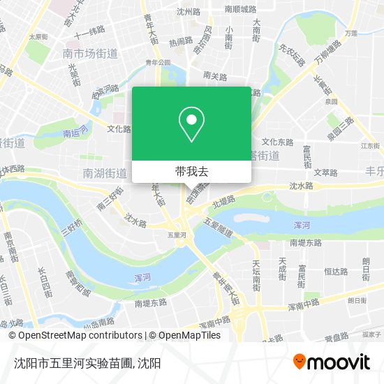 沈阳市五里河实验苗圃地图