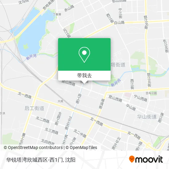 华锐塔湾欣城西区-西1门地图