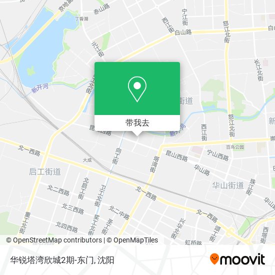华锐塔湾欣城2期-东门地图