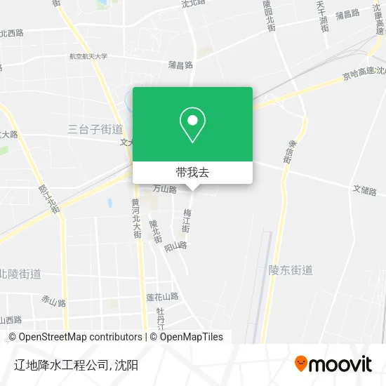 辽地降水工程公司地图