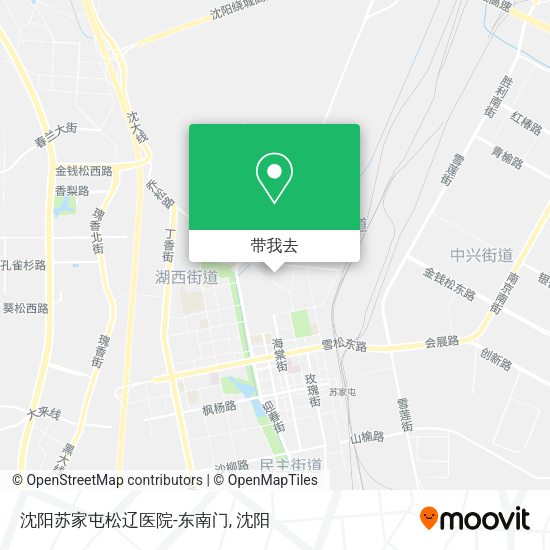 沈阳苏家屯松辽医院-东南门地图
