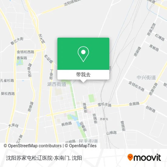沈阳苏家屯松辽医院-东南门地图