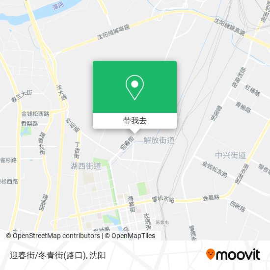 迎春街/冬青街(路口)地图