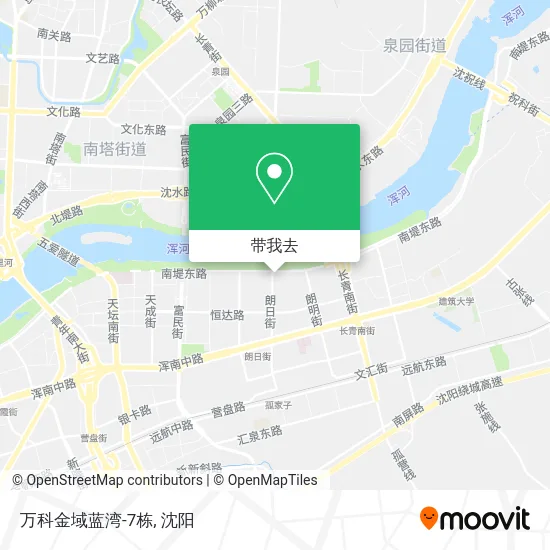 万科金域蓝湾-7栋地图