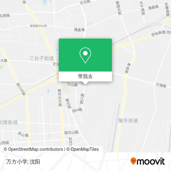 万方小学地图