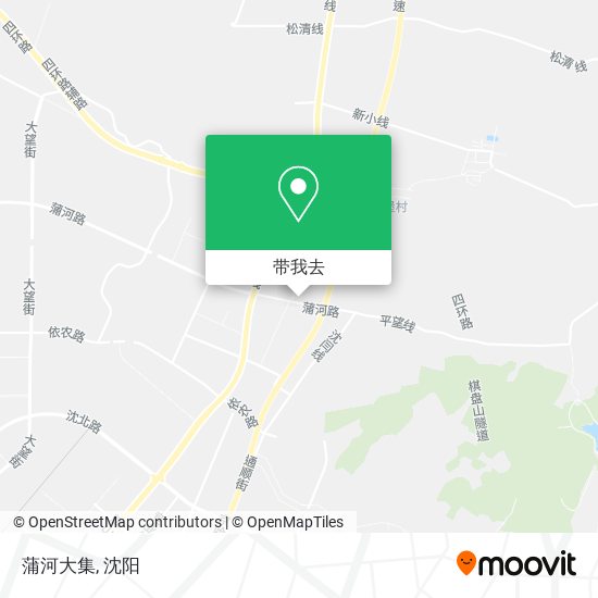 蒲河大集地图