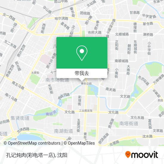 孔记炖肉(彩电塔一店)地图