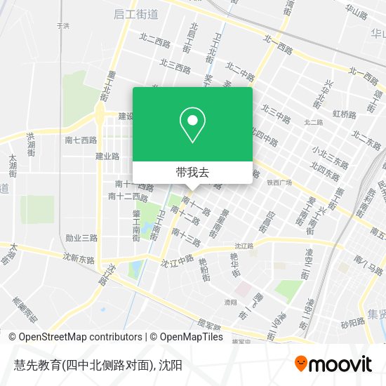 慧先教育(四中北侧路对面)地图