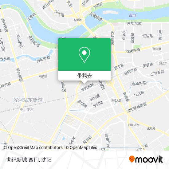 世纪新城-西门地图