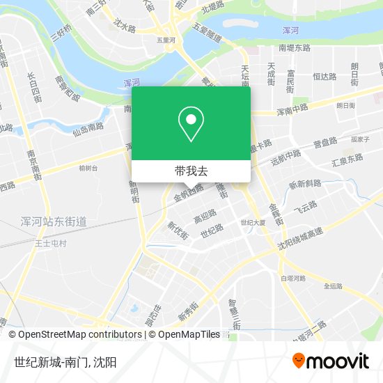 世纪新城-南门地图