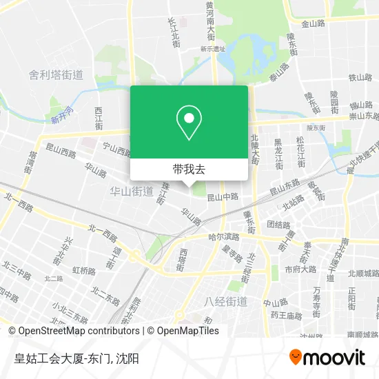 皇姑工会大厦-东门地图