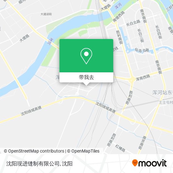 沈阳现进缝制有限公司地图