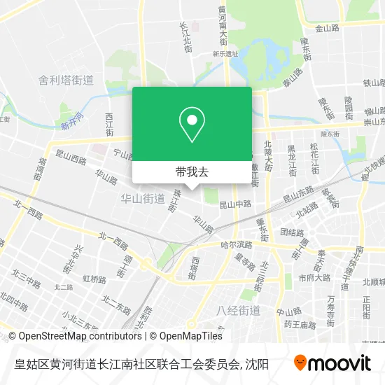 皇姑区黄河街道长江南社区联合工会委员会地图