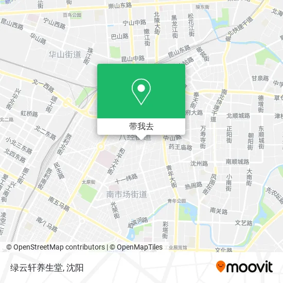绿云轩养生堂地图
