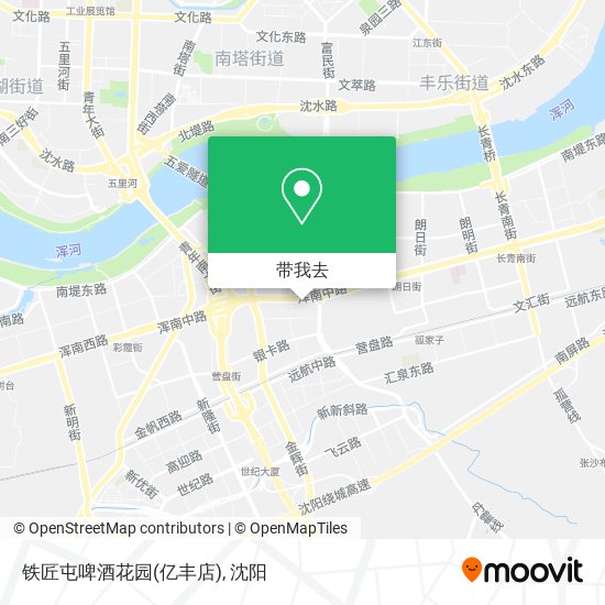 铁匠屯啤酒花园(亿丰店)地图