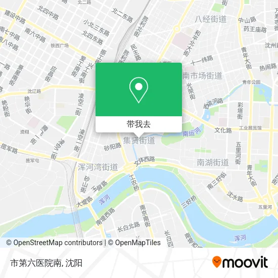 市第六医院南地图