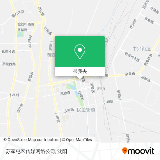 苏家屯区传媒网络公司地图