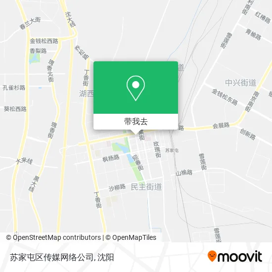 苏家屯区传媒网络公司地图