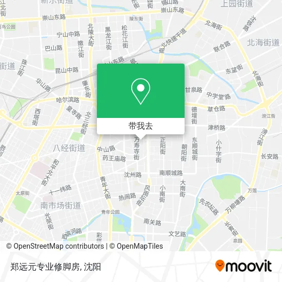 郑远元专业修脚房地图