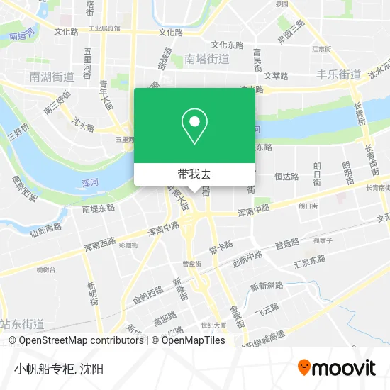 小帆船专柜地图