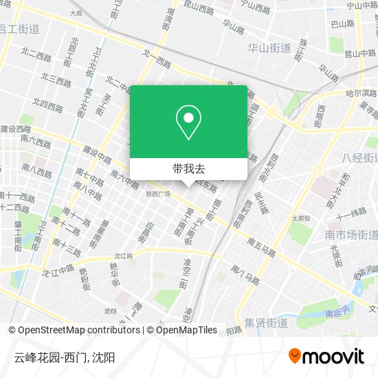 云峰花园-西门地图