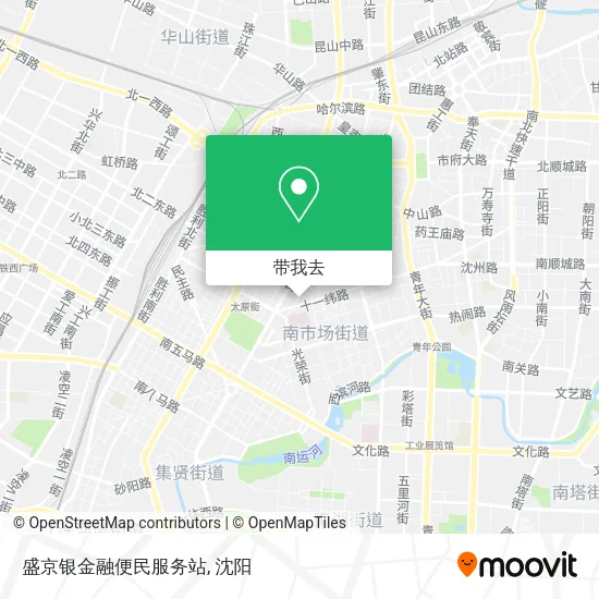 盛京银金融便民服务站地图