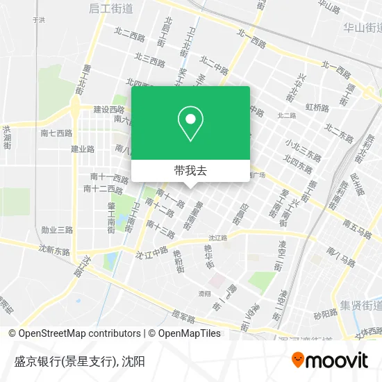 盛京银行(景星支行)地图