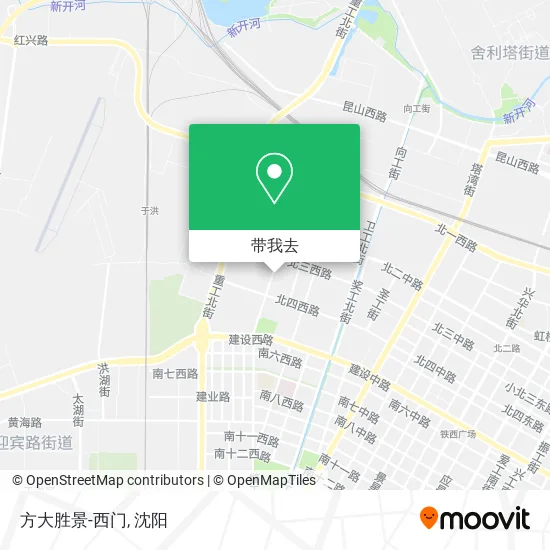 方大胜景-西门地图