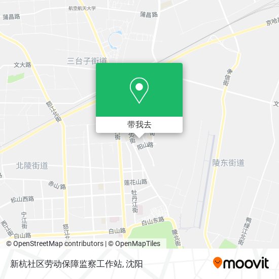 新杭社区劳动保障监察工作站地图
