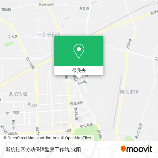 新杭社区劳动保障监察工作站地图