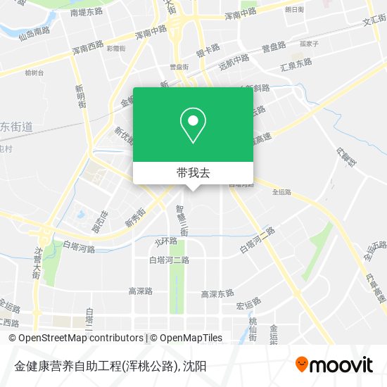 金健康营养自助工程(浑桃公路)地图