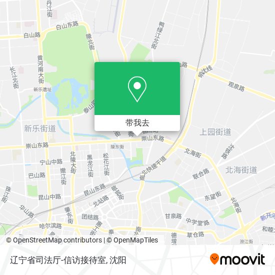 辽宁省司法厅-信访接待室地图