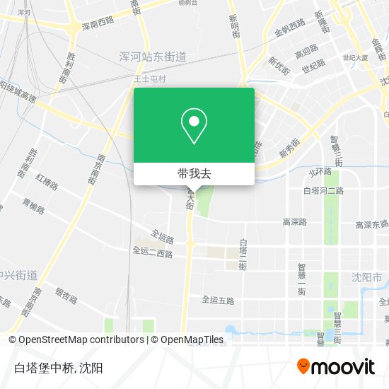白塔堡中桥地图