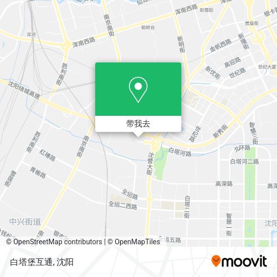 白塔堡互通地图