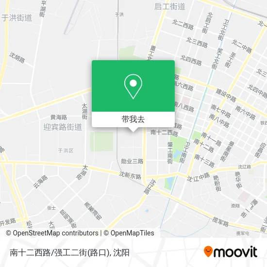 南十二西路/强工二街(路口)地图
